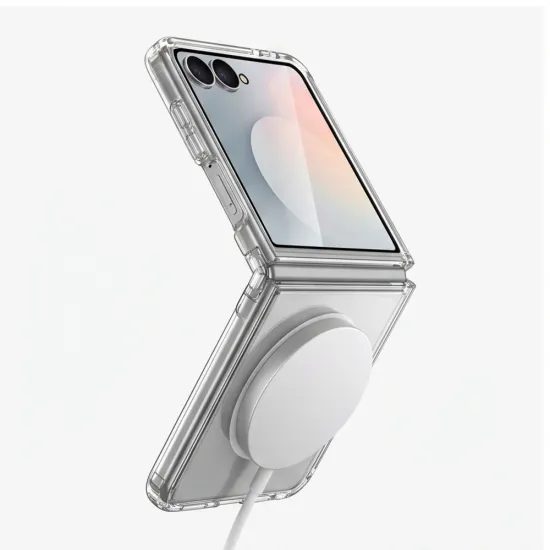 Tech-Protect Flexair Hybrid MagSafe'iga ümbris Samsung Galaxy Z Flip 8 – läbipaistev