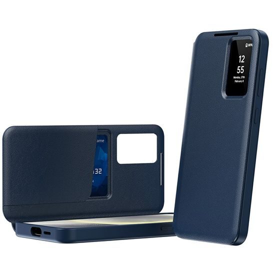 Techsuit SmartView cover til Samsung Galaxy A37 5G - Blåt