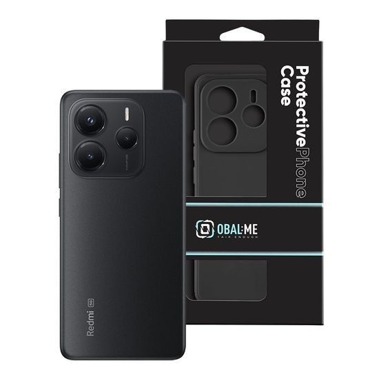 OBAL:ME Ματ TPU Κάλυμμα για Xiaomi Redmi Note 14 5G, μαύρο