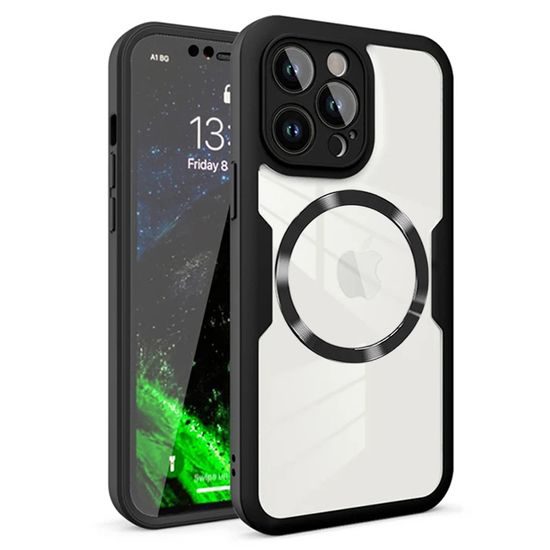 Techsuit MagSafe ColorVerse 360, iPhone 12 Pro, μαύρο