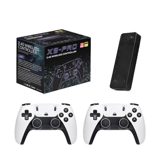 X9 Pro Retro κονσόλα με δύο ασύρματα χειριστήρια, HDMI, Game Stick, 4K