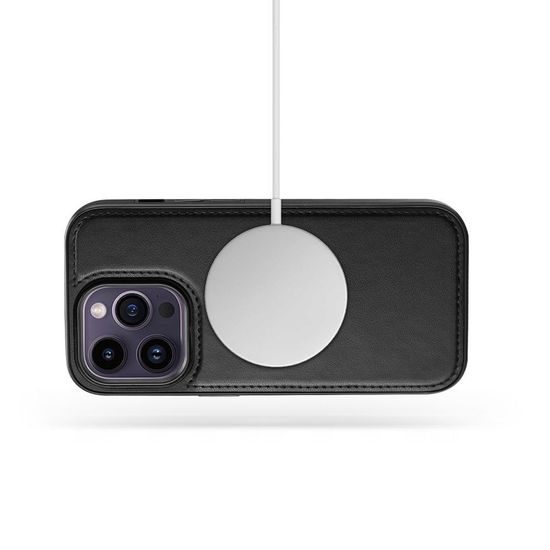 Tech-Protect Denarnica MagSafe, iPhone 15 Plus, črna