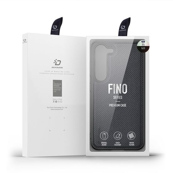Dux Ducis Fino case, Samsung Galaxy S23 Plus, čierny