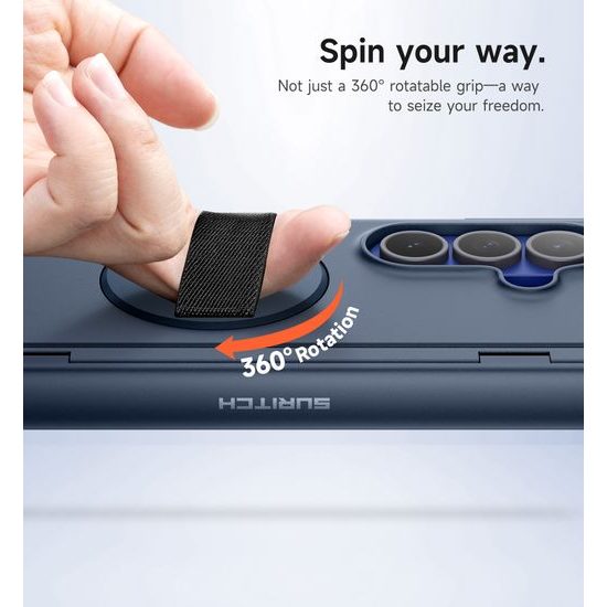 Suritch 360° Kickstand obal Samsung Galaxy Z Fold 7, modrý