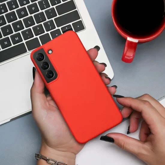Forcell Silicone Lite, Samsung Galaxy A12, červený