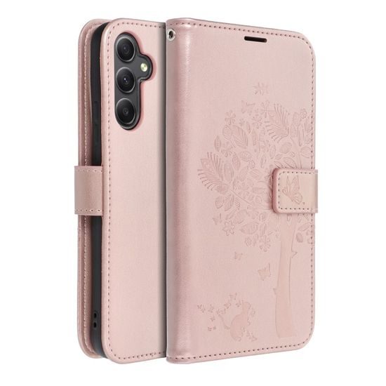 Mezzo pouzdro, Samsung Galaxy A34 5G, vzor 3, rosegold