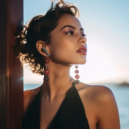 Dudao U21 ασύρματα ακουστικά, TWS, ANC ENC, μαύρα