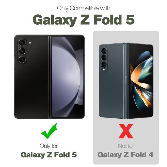 Dexnor 360 Kickstand borító Samsung Galaxy Z Fold 5, lila
