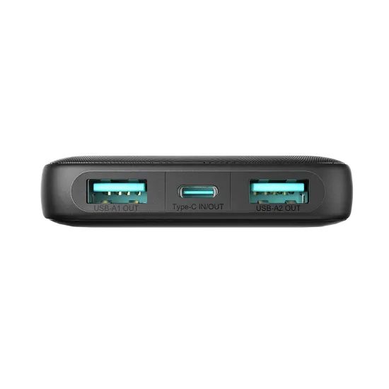 Joyroom JR-PBF15 22.5W Powerbank 10000mAh USB-C + USB-A, μαύρο