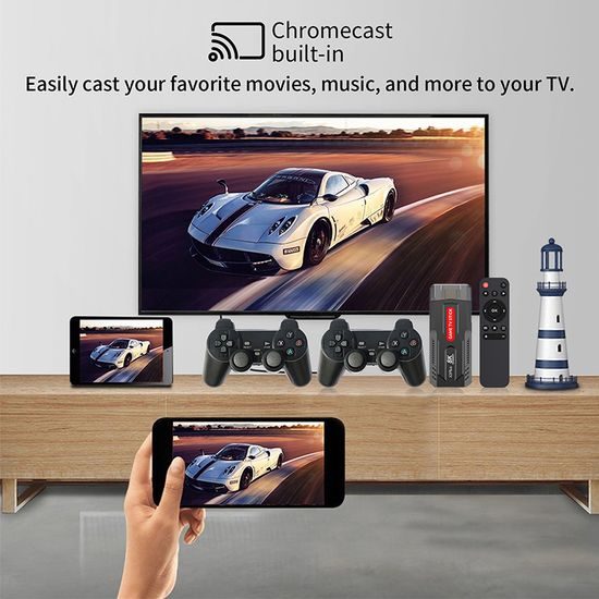 X3 Retro κονσόλα με δύο ασύρματα χειριστήρια, HDMI, Game Stick, 8K