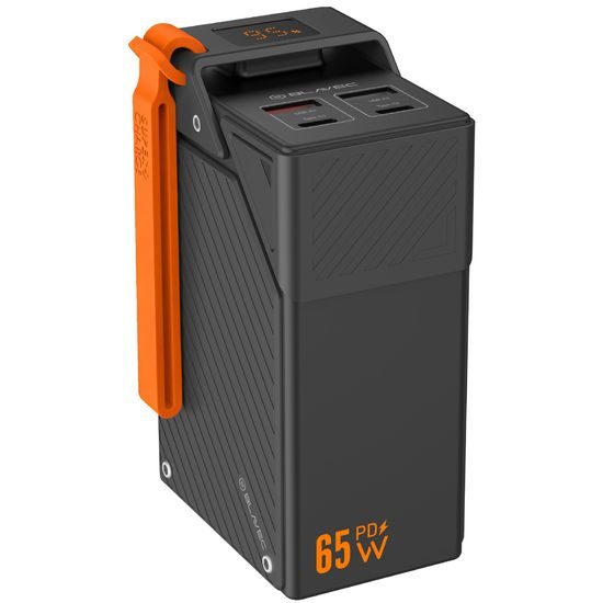 Blavec akupank BJ-50 30 000 mAh 65W 2× USB-C + 2× USB-A – must