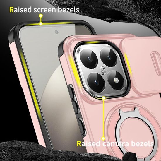 Θήκη Camslide Stand, Xiaomi 15T, ροζ