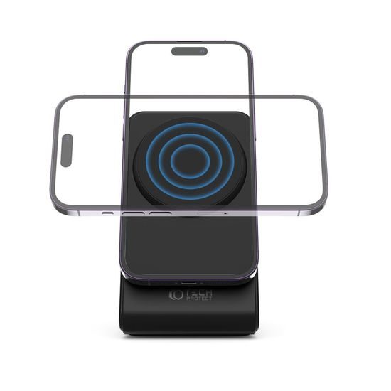 Tech-Protect QI15W-A23 Magnetická bezdrôtová nabíjačka MagSafe, čierna