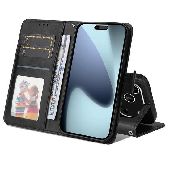 Magnetni etui, iPhone 18 Pro, črn