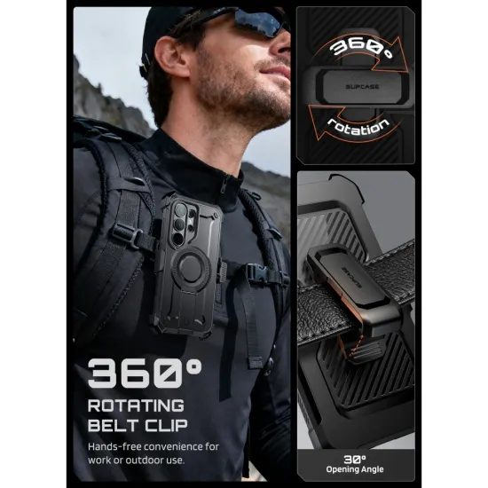 Supcase Unicorn Beetle Pro Mag MagSafe, Samsung Galaxy S26 Ultra, μαύρο