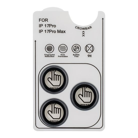 OBAL:ME Προστασία Φακών για iPhone 17 Pro / 17 Pro Max, γκρι