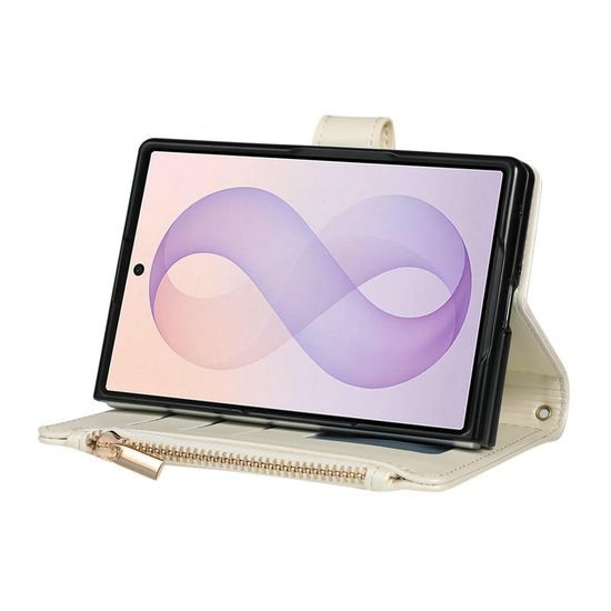 Husa Glamour, Samsung Galaxy Z Fold 8, albă