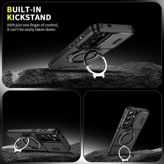 Θήκη Camslide Stand, Samsung Galaxy S26, μαύρη