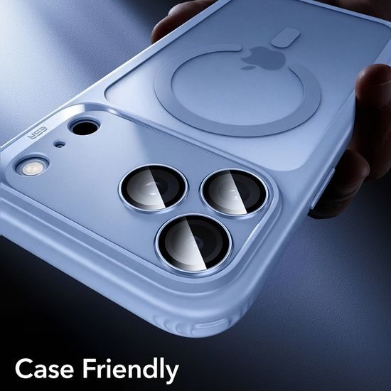 iPhone 18 Pro / 18 Pro Max kaamera kaitseklaas – ESR Armorite karastatud klaas – sinine