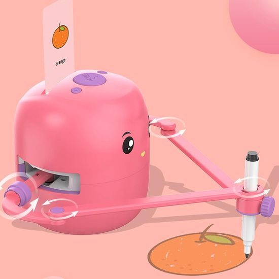 Έξυπνο διαδραστικό ρομπότ ζωγραφικής για παιδιά – εκπαιδευτικό παιχνίδι με 100 κάρτες, αυτόματη ζωγραφική και υποβοηθούμενη μάθηση, πράσινη