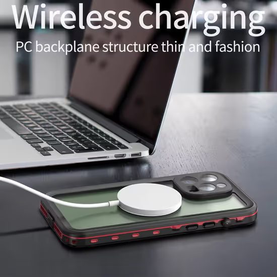 ShellBox IP68 obal, iPhone 14 Pro, čierny