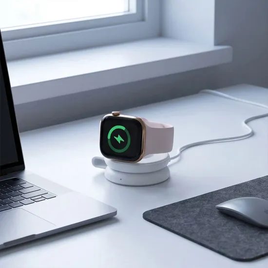 Tech-Protect A55 2-in-1 MagSafe juhtmevaba laadija 25W Qi2.2 – valge