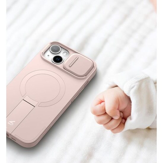 Suritch MagSafe Kickstand Camprotector θήκη iPhone 13 / 14, ροζ