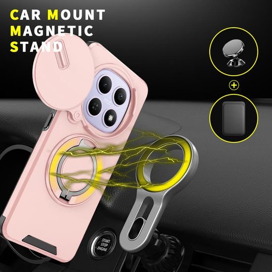 Θήκη Camslide Stand, Xiaomi Redmi Note 15 5G, ροζ