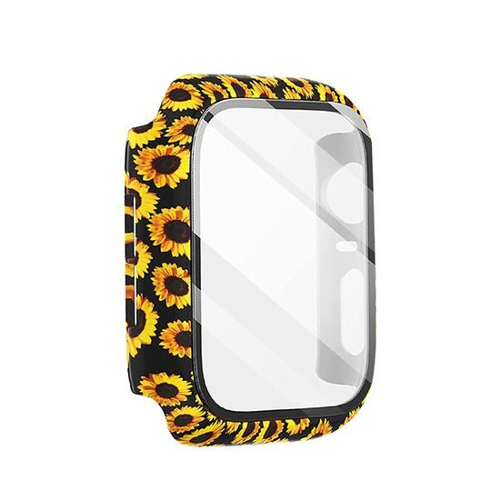 JP Watch etui Motiv, Apple Watch 7 / 8 / 9, 41 mm, sončnice