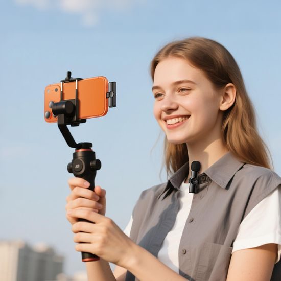 Borofone BFK16 Brezžični mikrofon USB-C, črn