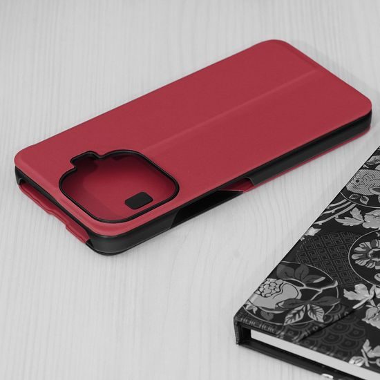 Eco Leather View maska, Xiaomi 17T Pro, crvena