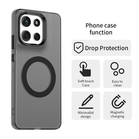 Techsuit CandyCase MagSafe, Motorola Moto G86, μαύρο