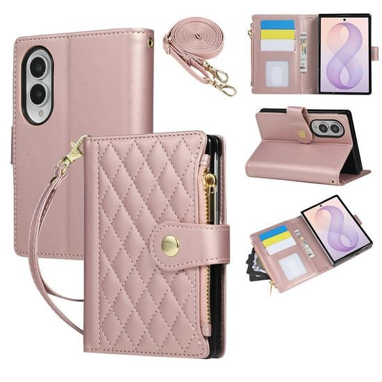 Husa Glamour, Samsung Galaxy Z Fold 8, roz