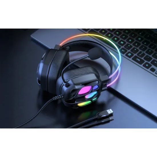 Onikuma X89 Gaming Ακουστικά, μαύρο