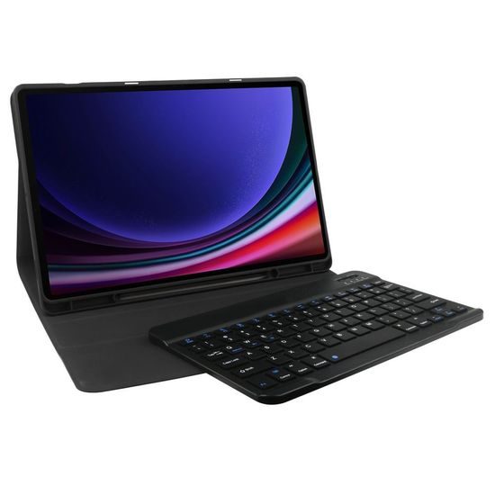 Pouzdro Tech-Protect SC Pen + klávesnice, Samsung Galaxy Tab S9 FE+ PLUS 12.4 (X610 / X616B), černé