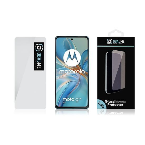 OBAL:ME 2.5D Προστατευτικό Γυαλί για Motorola G75, διάφανο