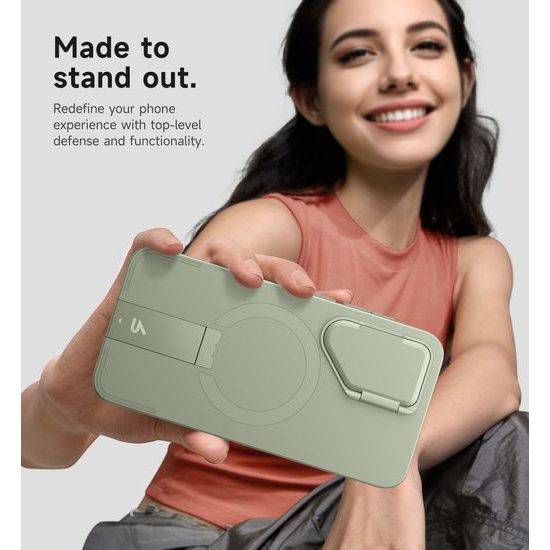 Suritch MagSafe Kickstand Camprotector калъф Samsung Galaxy S25, зелен