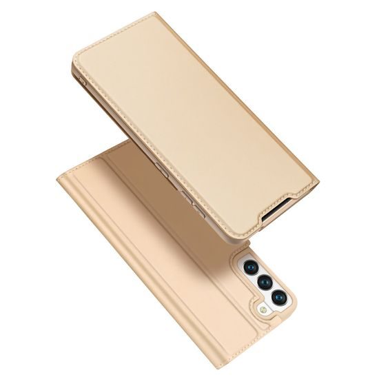 Dux Ducis Skin Pro, könyves tok, Samsung Galaxy S23 Plus, arany