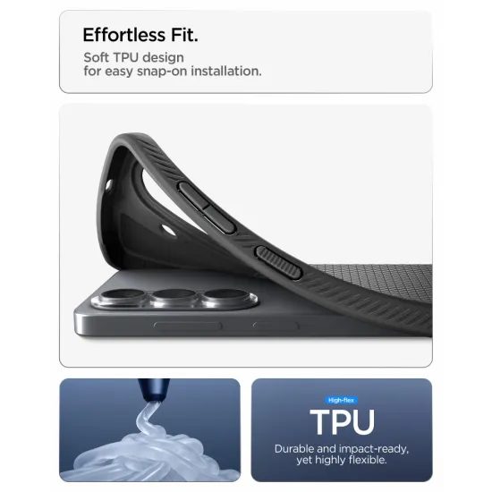 Spigen Liquid Air Mag MagSafe, Samsung Galaxy S26, černý