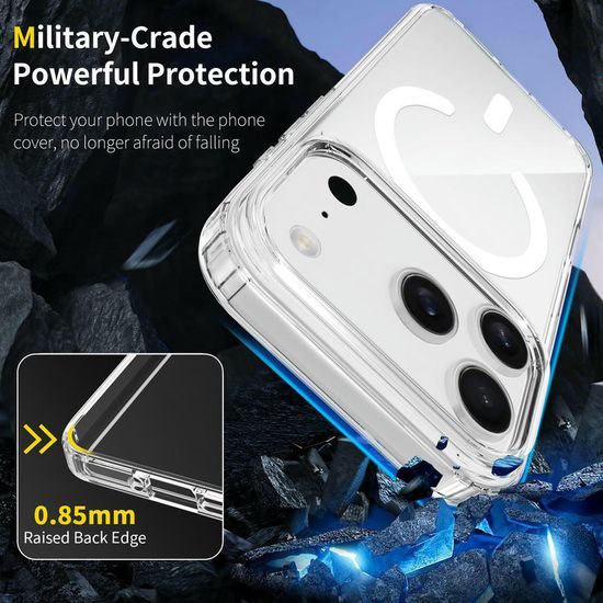 Magsafe Διάφανη θήκη, iPhone 17 Pro, διαφανής
