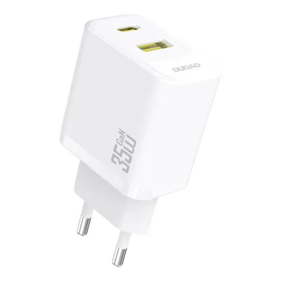 Dudao A27 MaxC Oplader + USB-C Kabel - 35W - GaN - Wit