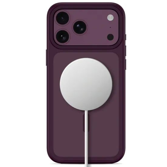 Tech-Protect MagMat MagSafe CC, iPhone 17 Pro / 18 Pro, vínový matný