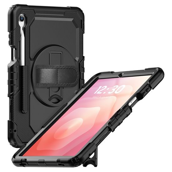 JP Solid360 θήκη για tablet, Samsung Tab S11, μαύρη