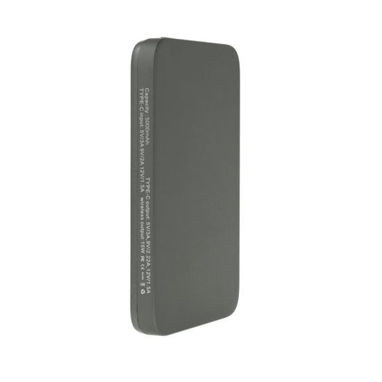 Ultraslim Magsafe ασύρματο power bank, 5000mAh, PD20W, Γρήγορη Φόρτιση, γκρι