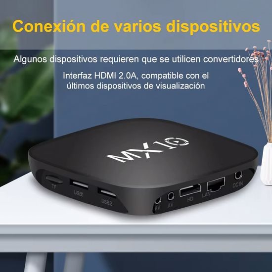MX10 Smart TV Box mit Android 7.1 - Multimedia Streaming Box - 1 GB RAM / 8 GB Speicher
