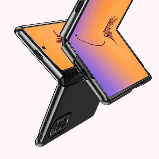 Plating Case za Samsung Galaxy Z Fold 4, črn