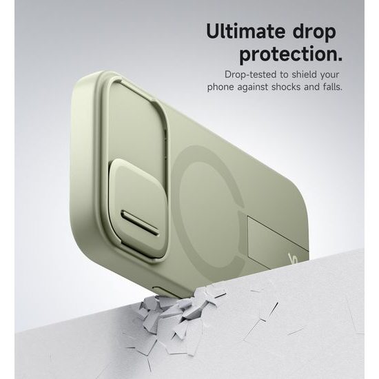 Suritch MagSafe Kickstand Camprotector θήκη iPhone 17, πράσινη
