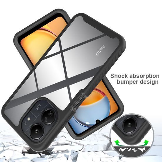 JP Defense360 θήκη, Xiaomi Redmi 13C, μαύρη