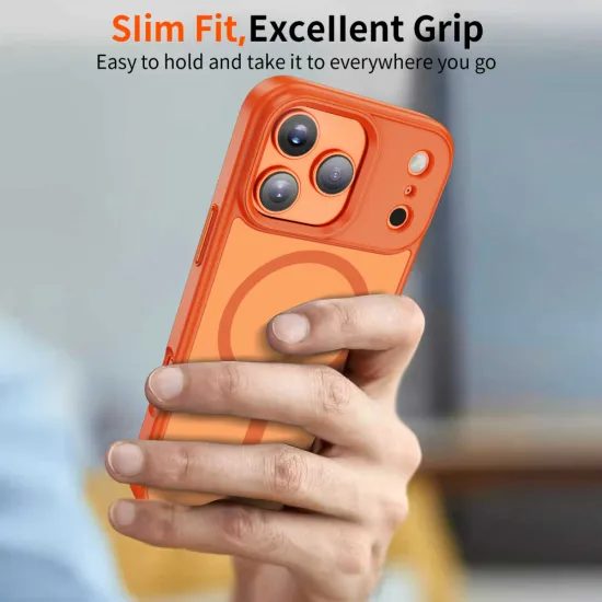 Tech-Protect MagMat MagSafe iPhone 17 Pro, ματ πορτοκαλί