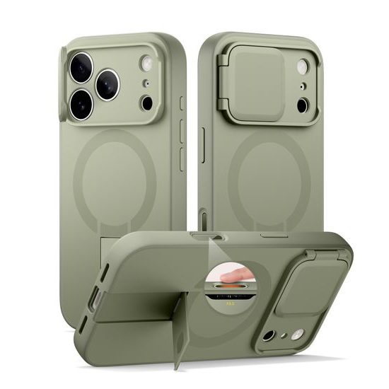 Suritch MagSafe Kickstand Camprotector θήκη iPhone 17 Pro, πράσινη